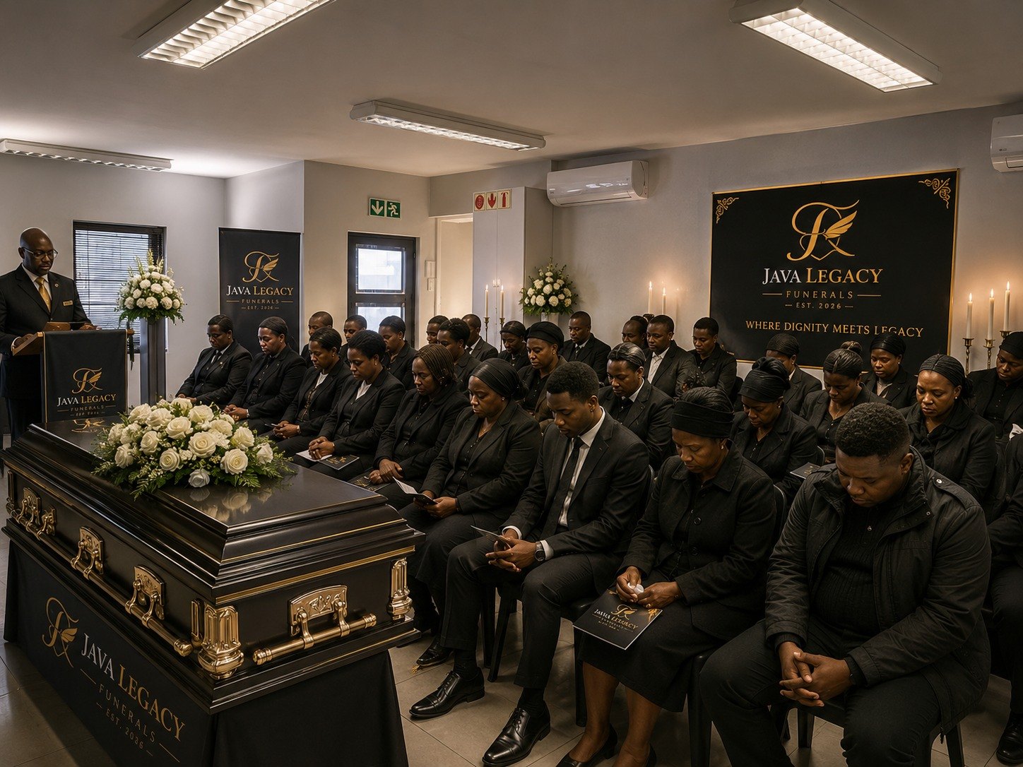A dignified Java Legacy Funerals chapel service